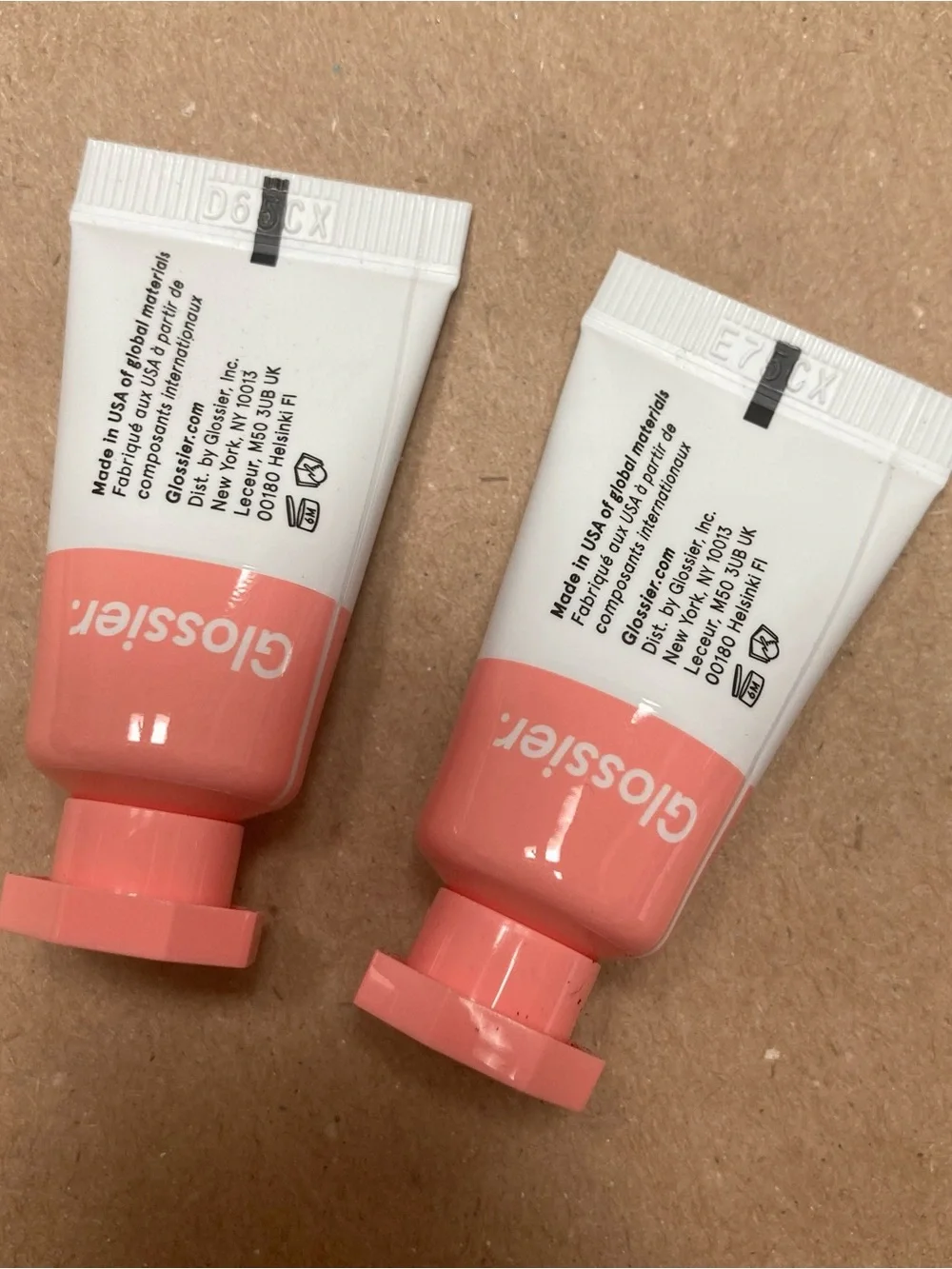 2 x glossier cloud paint 4ml